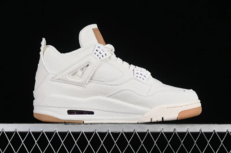 All categories Air Jordan Jordan series basketball shoes Air Jordan 4 GX foreign trade version Levi’s x Air Jordan 4 Denim AJ4 Joe 4 Levis joint basketball shoes AO2571-100